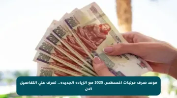 موعد صرف مرتبات أغسطس 2025 مع الزيادة الجديدة.. تعرف على التفاصيل الآن